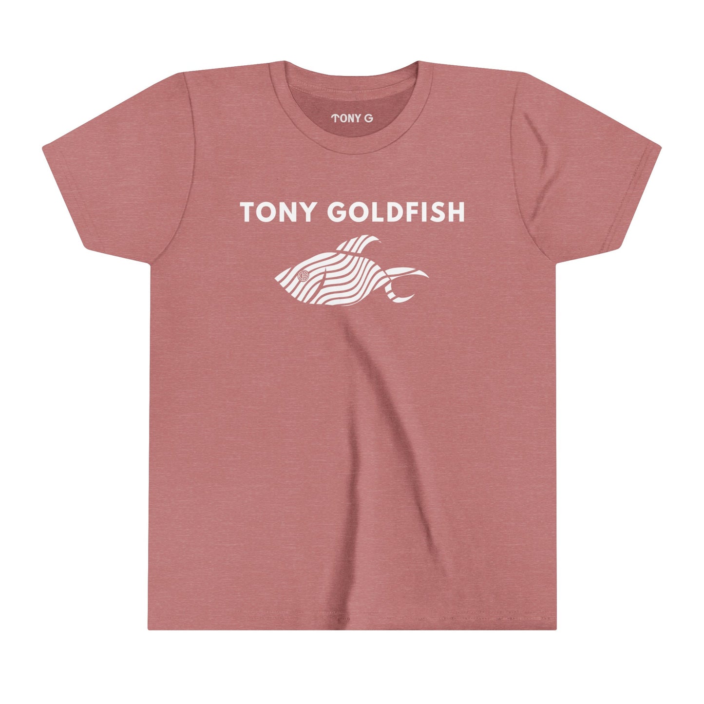 TONY Goldfish Youth Short Sleeve Tee, featuring the TONY Goldfish designs