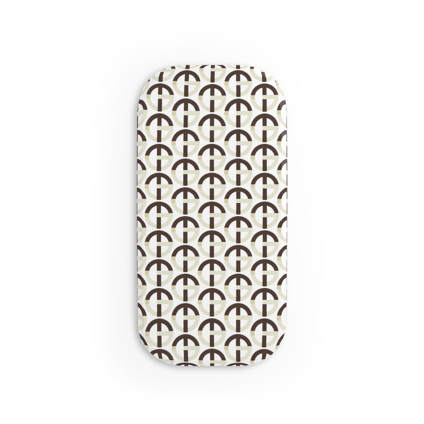 TONY G Phone Click-On Grip, adorned with the TG Logo Vintage #2 Monogram Pattern