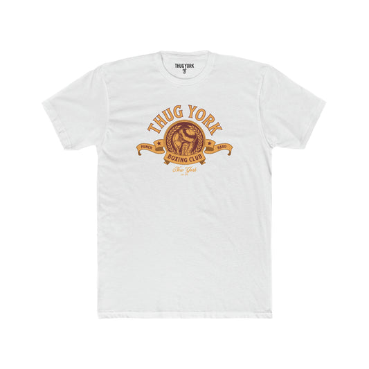 THUG YORK By TONY G Men's Cotton Crew Tee, featuring the Boxing Club design