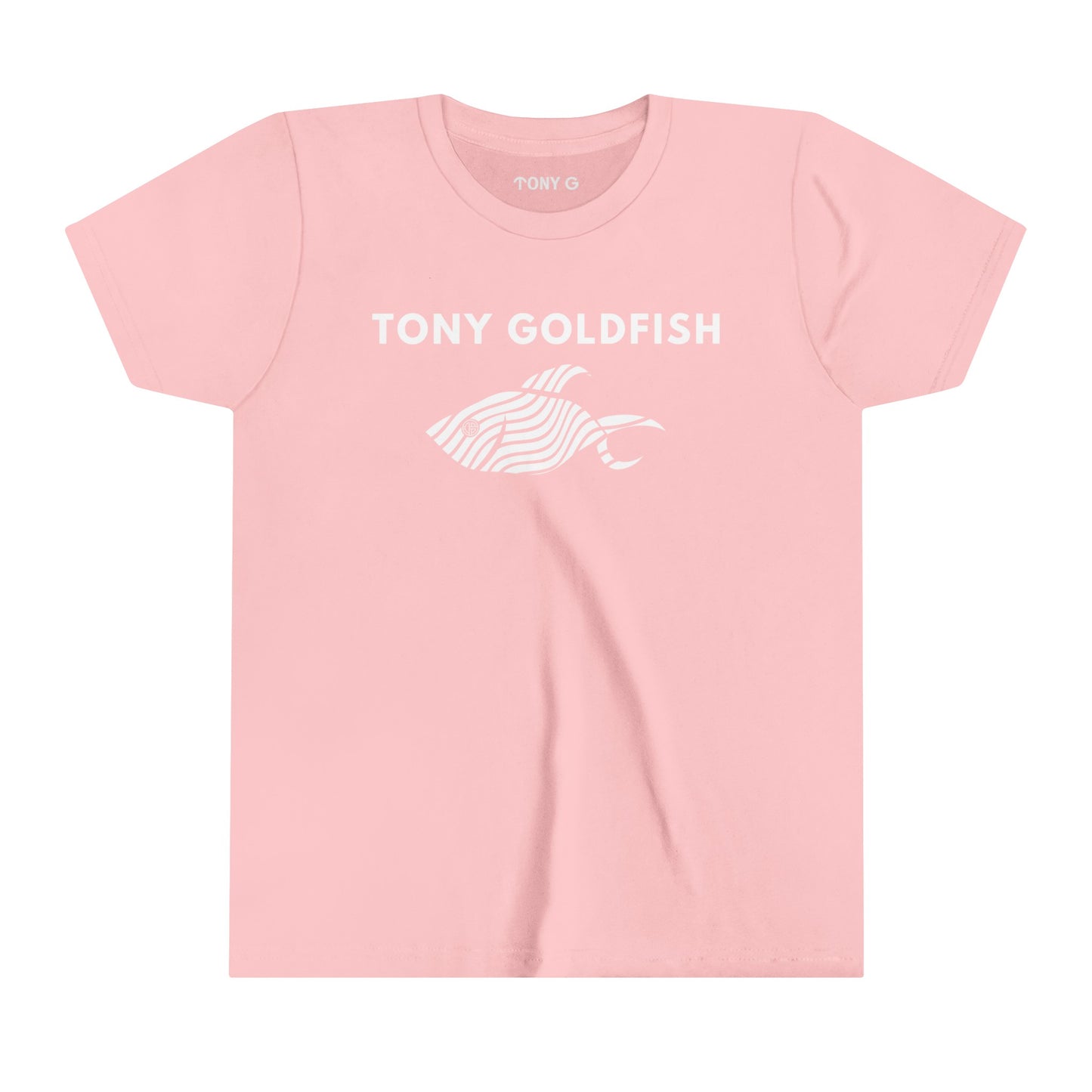 TONY Goldfish Youth Short Sleeve Tee, featuring the TONY Goldfish designs