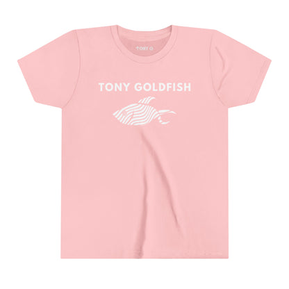 TONY Goldfish Youth Short Sleeve Tee, featuring the TONY Goldfish designs