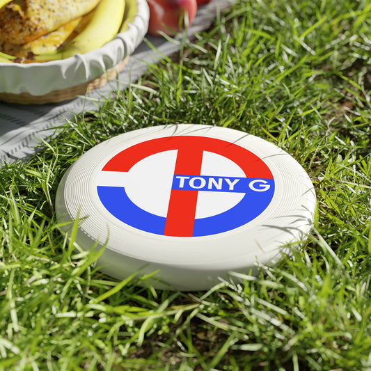 TONY G Wham-O Frisbee, featuring the TG Logo USA Monogram