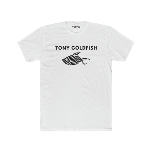 TONY Goldfish Men's Cotton Crew Tee, featuring the TONY Goldfish design