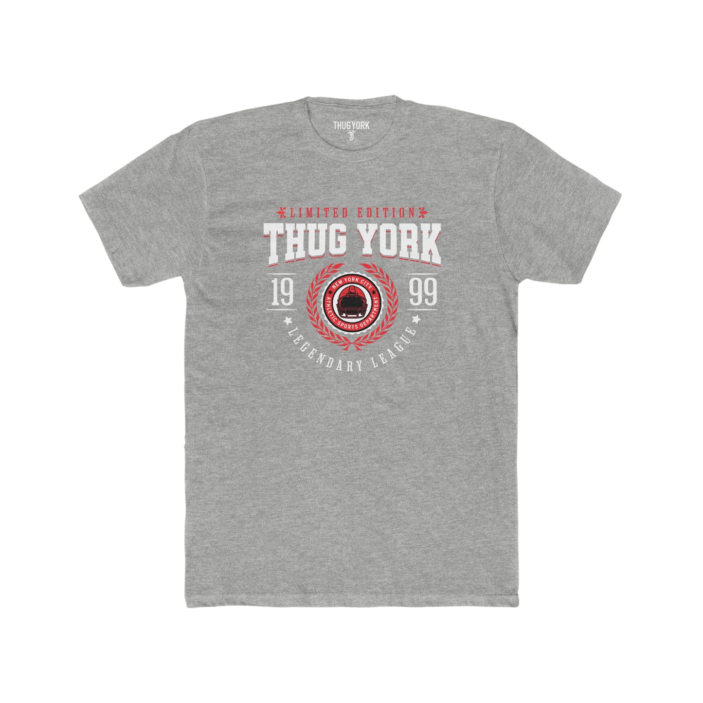 THUG YORK By TONY G Men's Cotton Crew Tee, featuring the Legendary League design