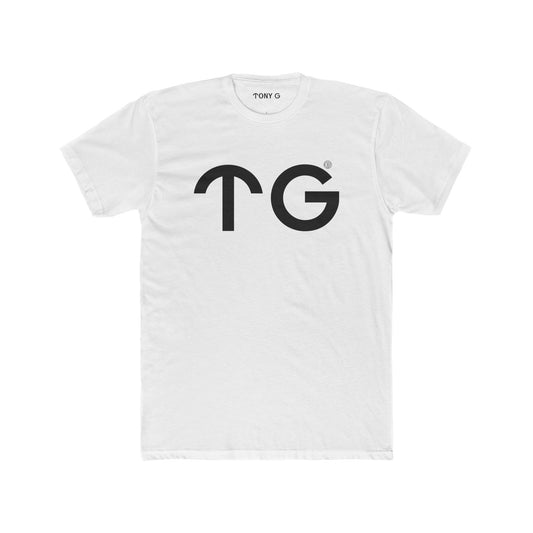TONY G Men's Cotton Crew Tee, featuring the T&G Logo