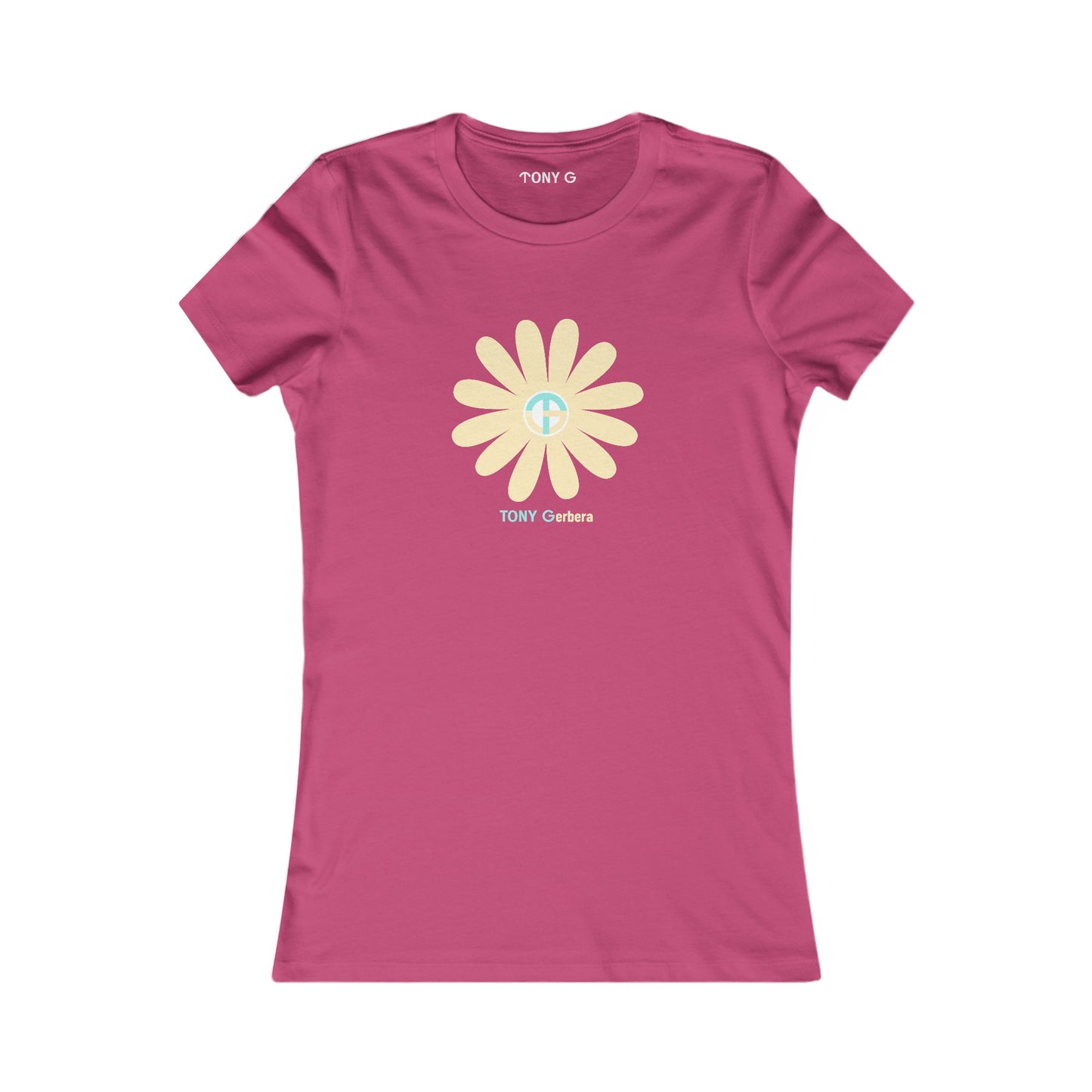 TONY Gerbera(#3 of 12) Women's Favorite Tee, adorned with the TONY Gerbera #3 design