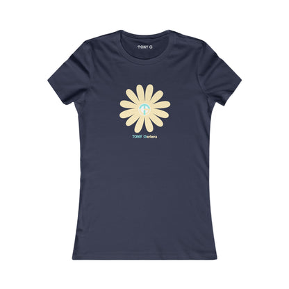 TONY Gerbera(#3 of 12) Women's Favorite Tee, adorned with the TONY Gerbera #3 design