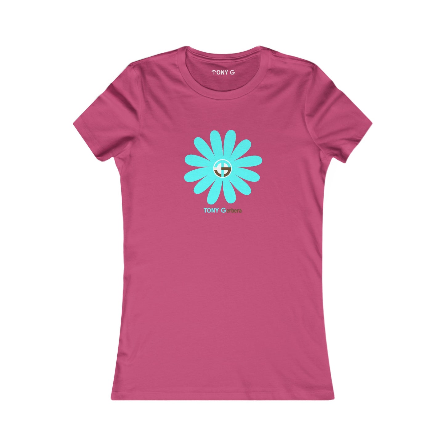 TONY Gerbera(#6 of 12) Women's Favorite Tee, adorned with the TONY Gerbera #6 design