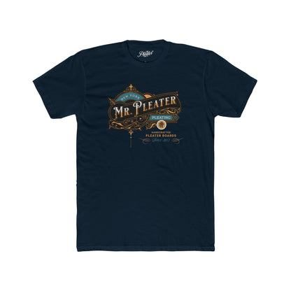 Mr. Pleater By TONY G Men's Cotton Crew Tee, featuring the Mr. Pleater Handcrafted Pleater Board 2 design