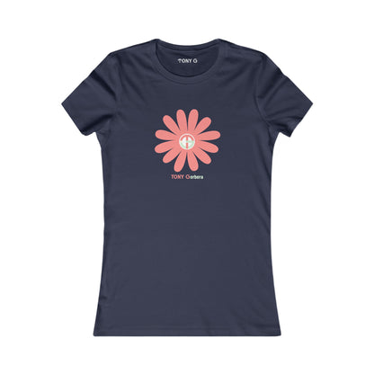 TONY Gerbera(#4 of 12) Women's Favorite Tee, adorned with the TONY Gerbera #4 design