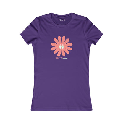 TONY Gerbera(#4 of 12) Women's Favorite Tee, adorned with the TONY Gerbera #4 design