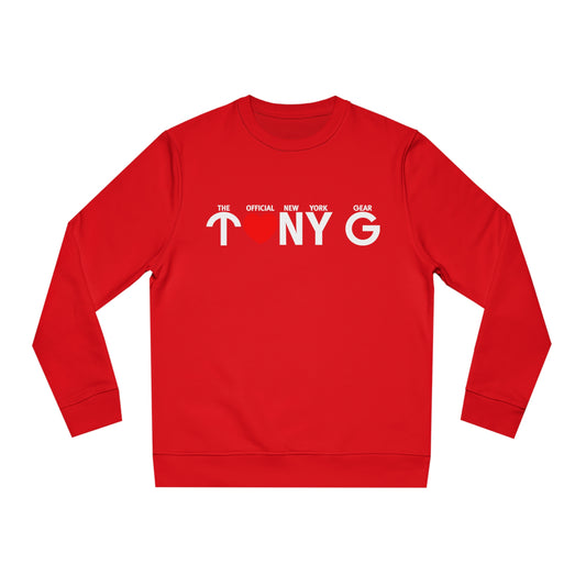 TONY G Unisex Changer Sweatshirt, featuring the TONY G Heart design