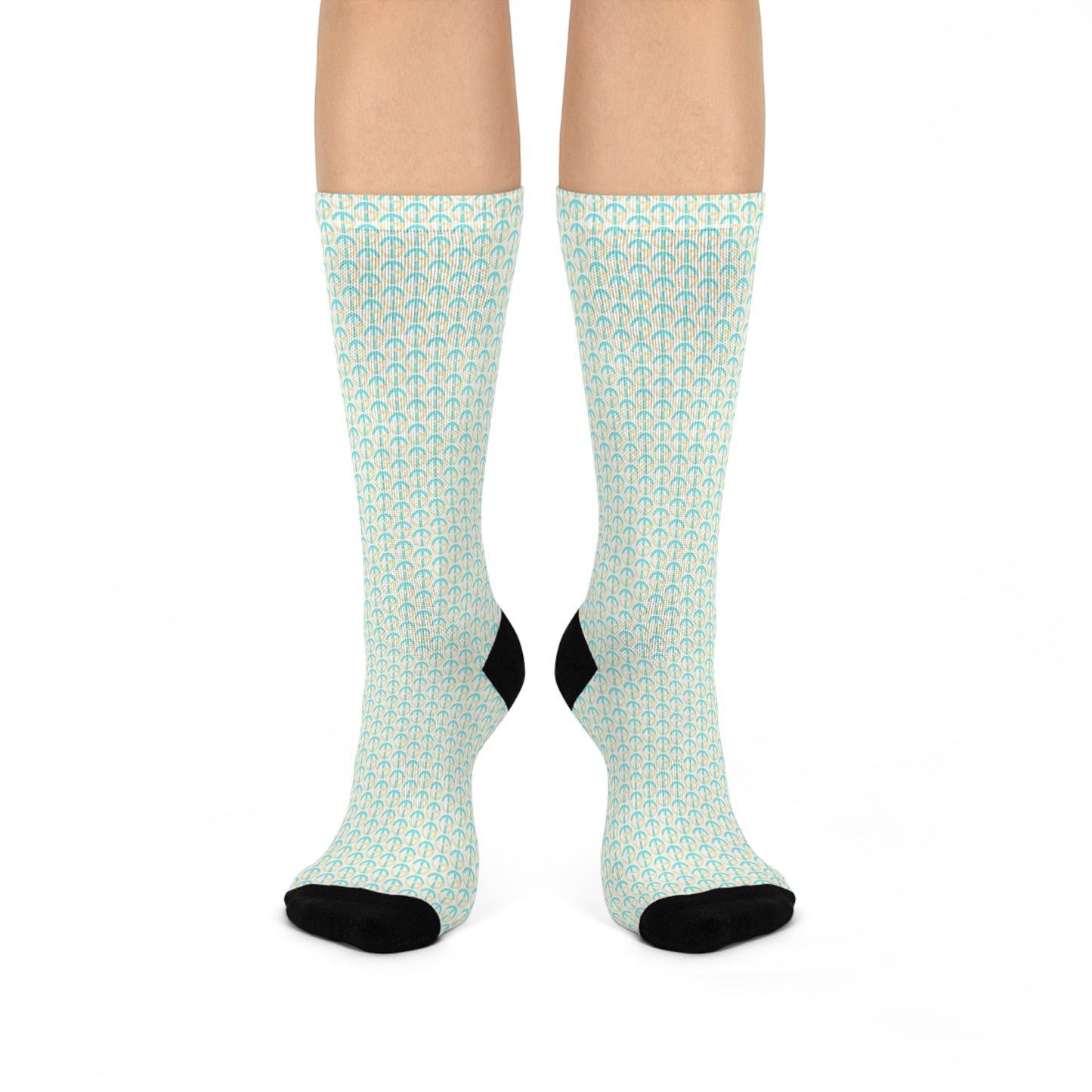 TONY G Cushioned Socks, adorned with the TG Logo Vintage #3 Monogram Pattern