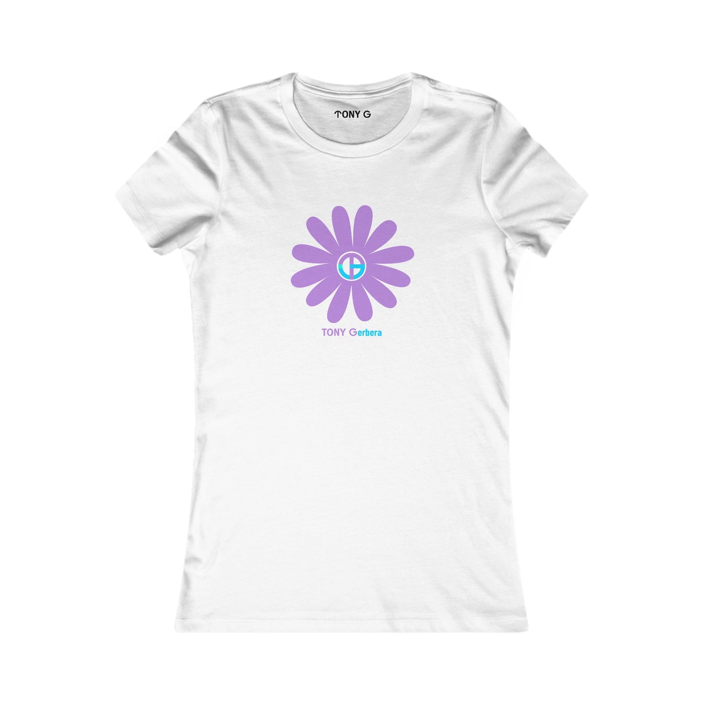 TONY Gerbera(#12 of 12) Women's Favorite Tee, adorned with the TONY Gerbera #12 design