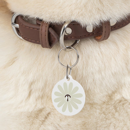 TONY G Pet Tag, featuring TONY Gerbera #2 and TG Logo #2 Monogram