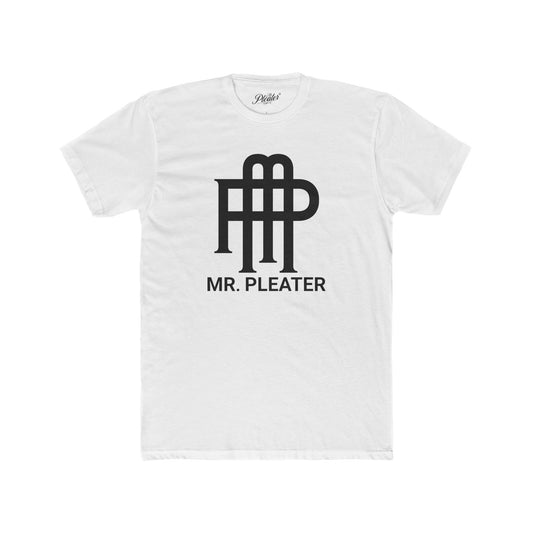 Mr. Pleater By TONY G Men's Cotton Crew Tee, featuring the Mr. Pleater Monogram