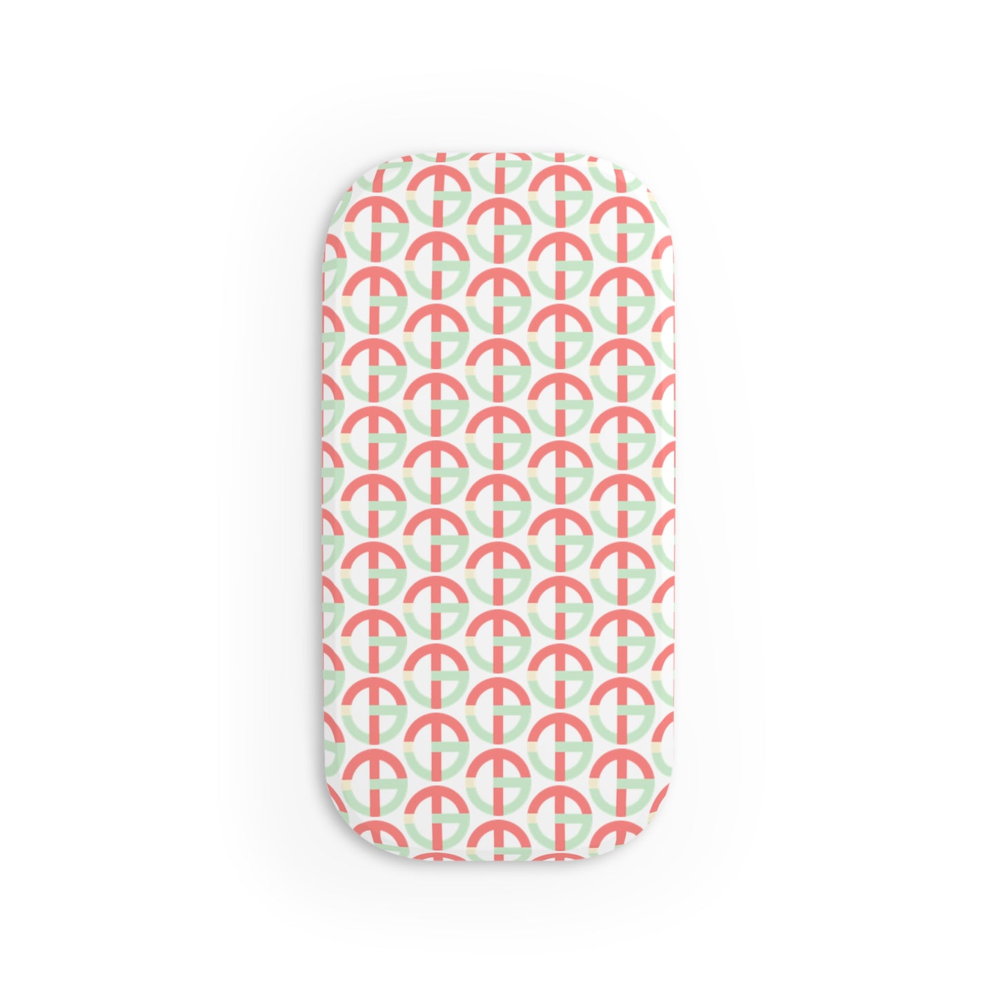 TONY G Phone Click-On Grip, adorned with the TG Logo Vintage #4 Monogram Pattern