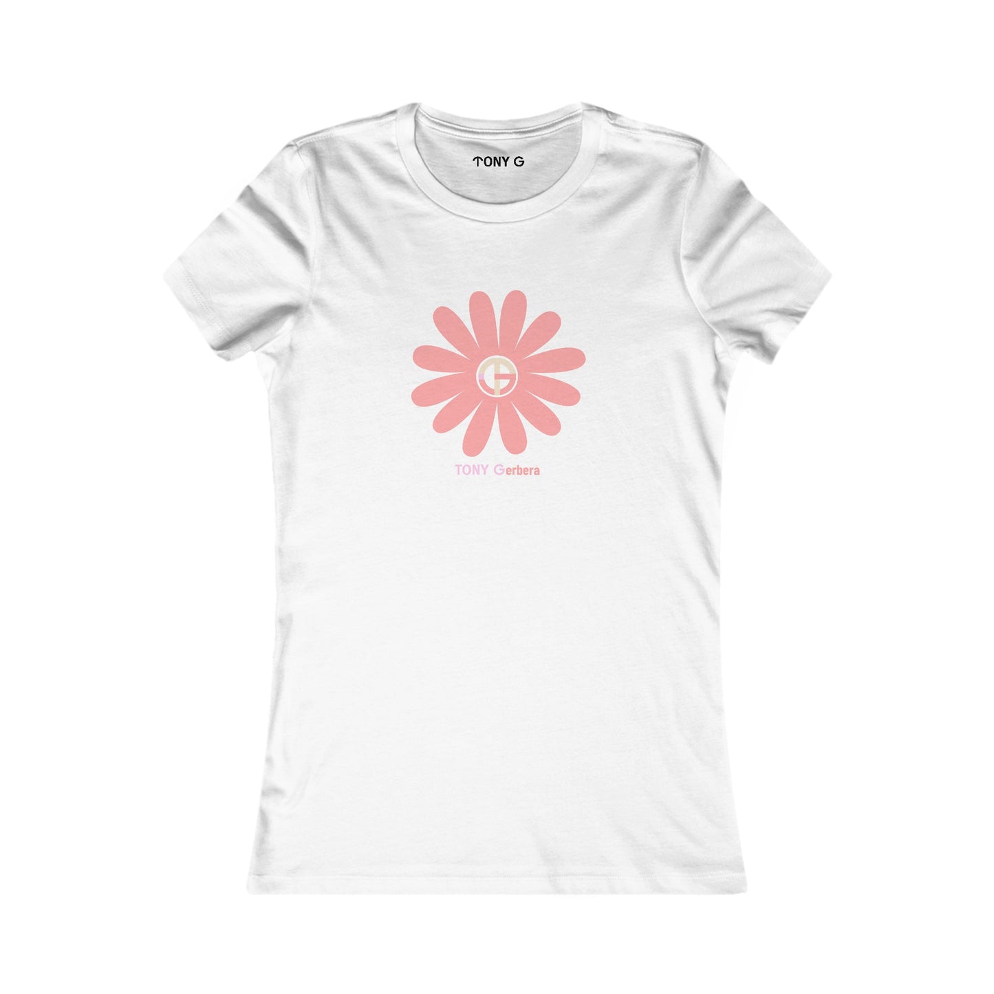 TONY Gerbera(#11 of 12) Women's Favorite Tee, adorned with the TONY Gerbera #11 design