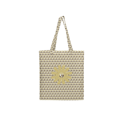 TONY G, TG Logo #9 Monogram Pattern, Large City Tote Bag with an inside pocket.