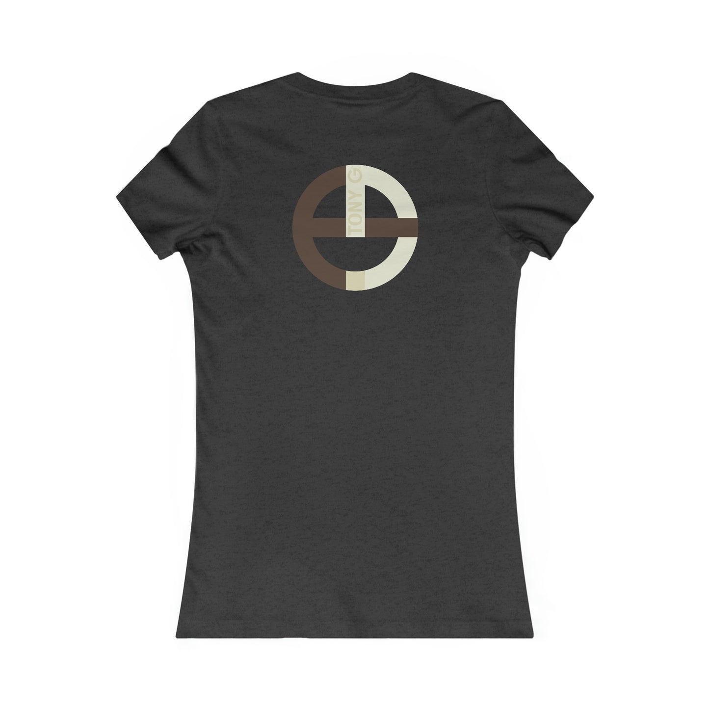 TONY G Women's Favorite Tee, adorned with the TG Logo Vintage #2 Monogram