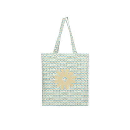 TONY G, TG Logo #3 Monogram Pattern, Large City Tote Bag with an inside pocket.