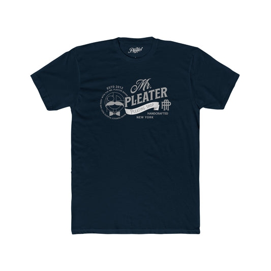 Mr. Pleater By TONY G Men's Cotton Crew Tee, featuring the Pleating Shop design