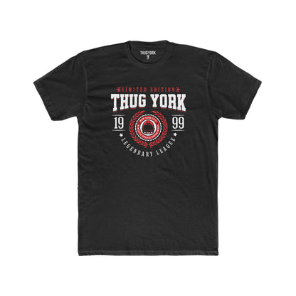 THUG YORK By TONY G Men's Cotton Crew Tee, featuring the Legendary League design