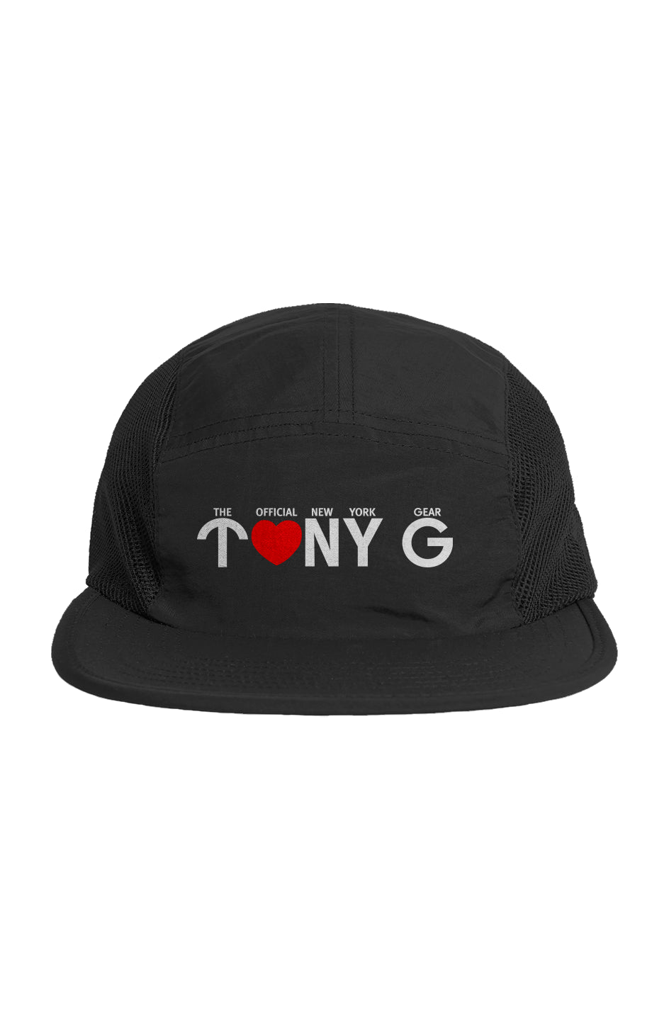 TONY G five panel cap, featuring the TONY G Heart 
