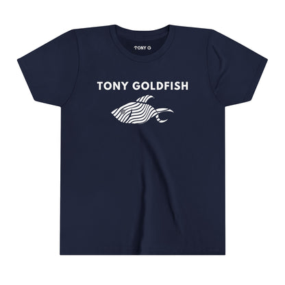 TONY Goldfish Youth Short Sleeve Tee, featuring the TONY Goldfish designs