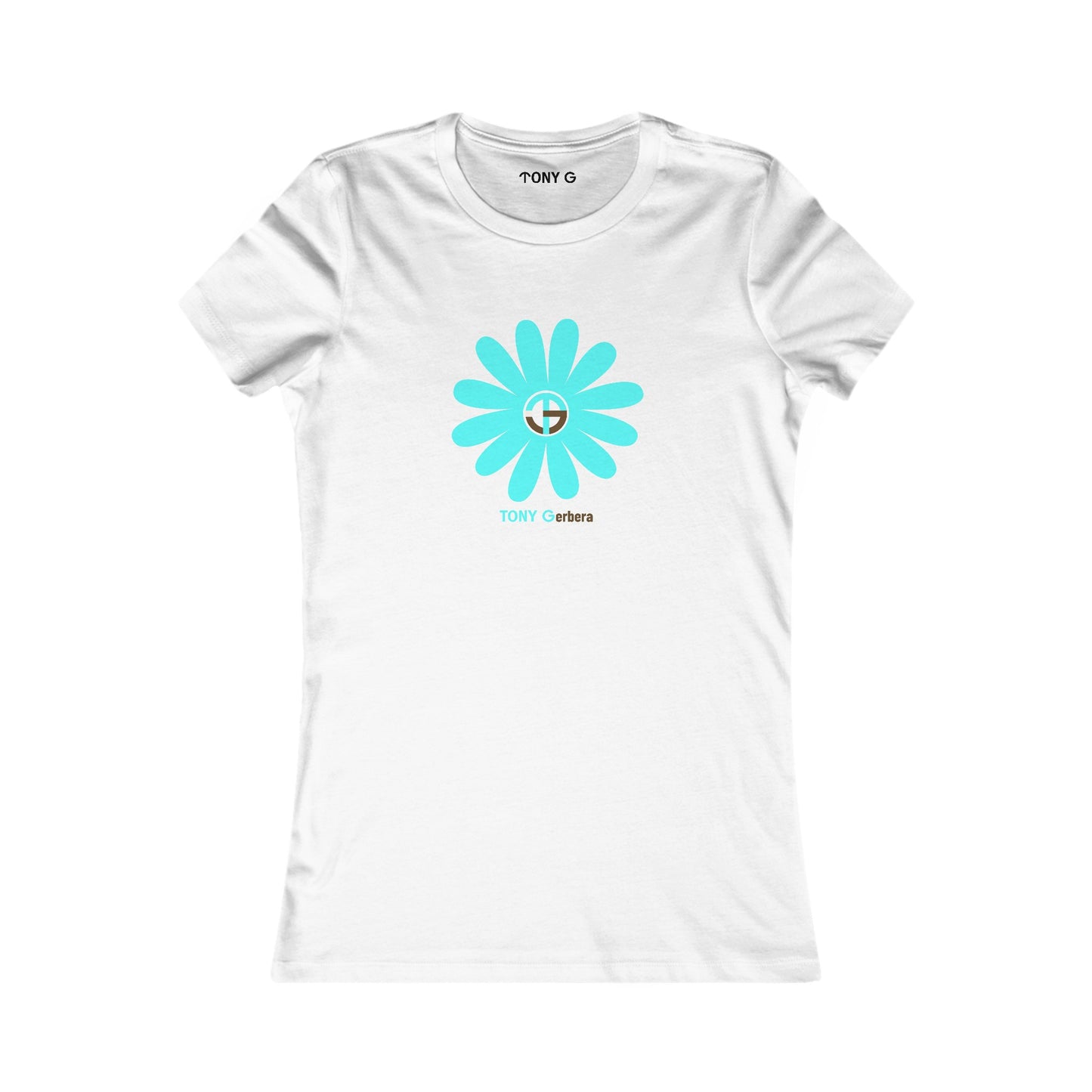 TONY Gerbera(#6 of 12) Women's Favorite Tee, adorned with the TONY Gerbera #6 design