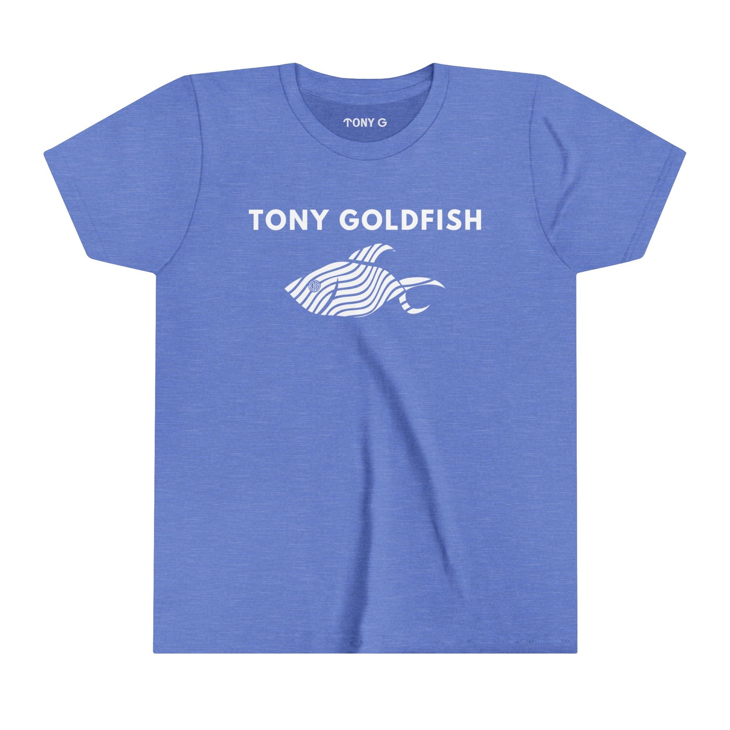 TONY Goldfish Youth Short Sleeve Tee, featuring the TONY Goldfish designs