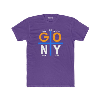 TONY G Men's Cotton Crew Tee, featuring the TONY Go design