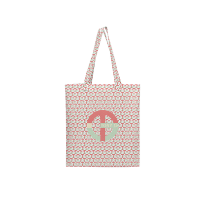 TONY G, TG Logo #4 Monogram Pattern, Large City Tote Bag with an inside pocket.