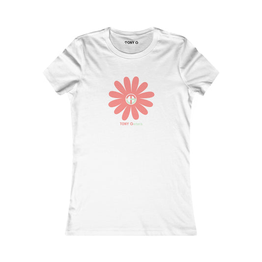 TONY Gerbera(#4 of 12) Women's Favorite Tee, adorned with the TONY Gerbera #4 design