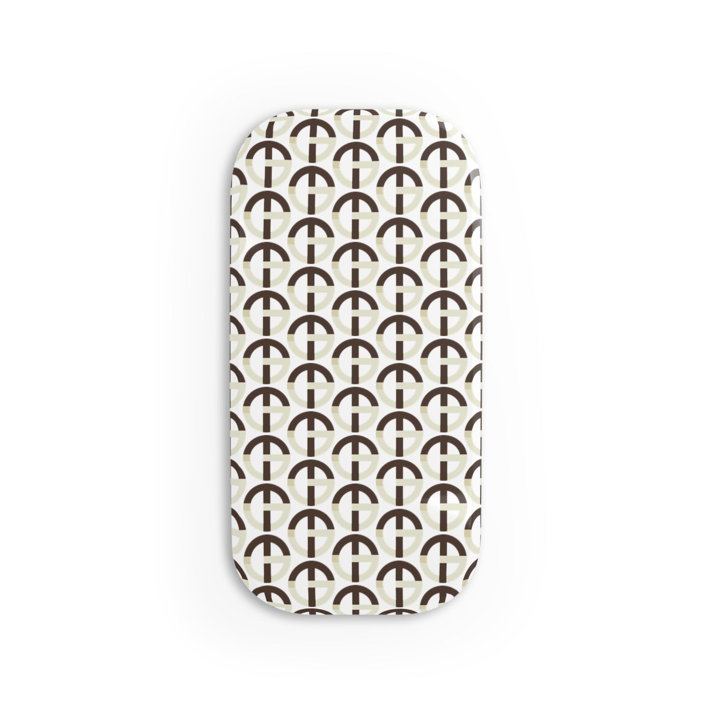 TONY G Phone Click-On Grip, adorned with the TG Logo Vintage #2 Monogram Pattern