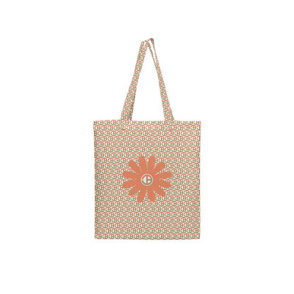 TONY G, TG Logo #1 Monogram Pattern, Large City Tote Bag with an inside pocket.