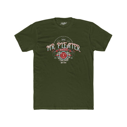 Mr. Pleater By TONY G Men's Cotton Crew Tee, featuring the Mr. Pleater Handcrafted Pleater Board design