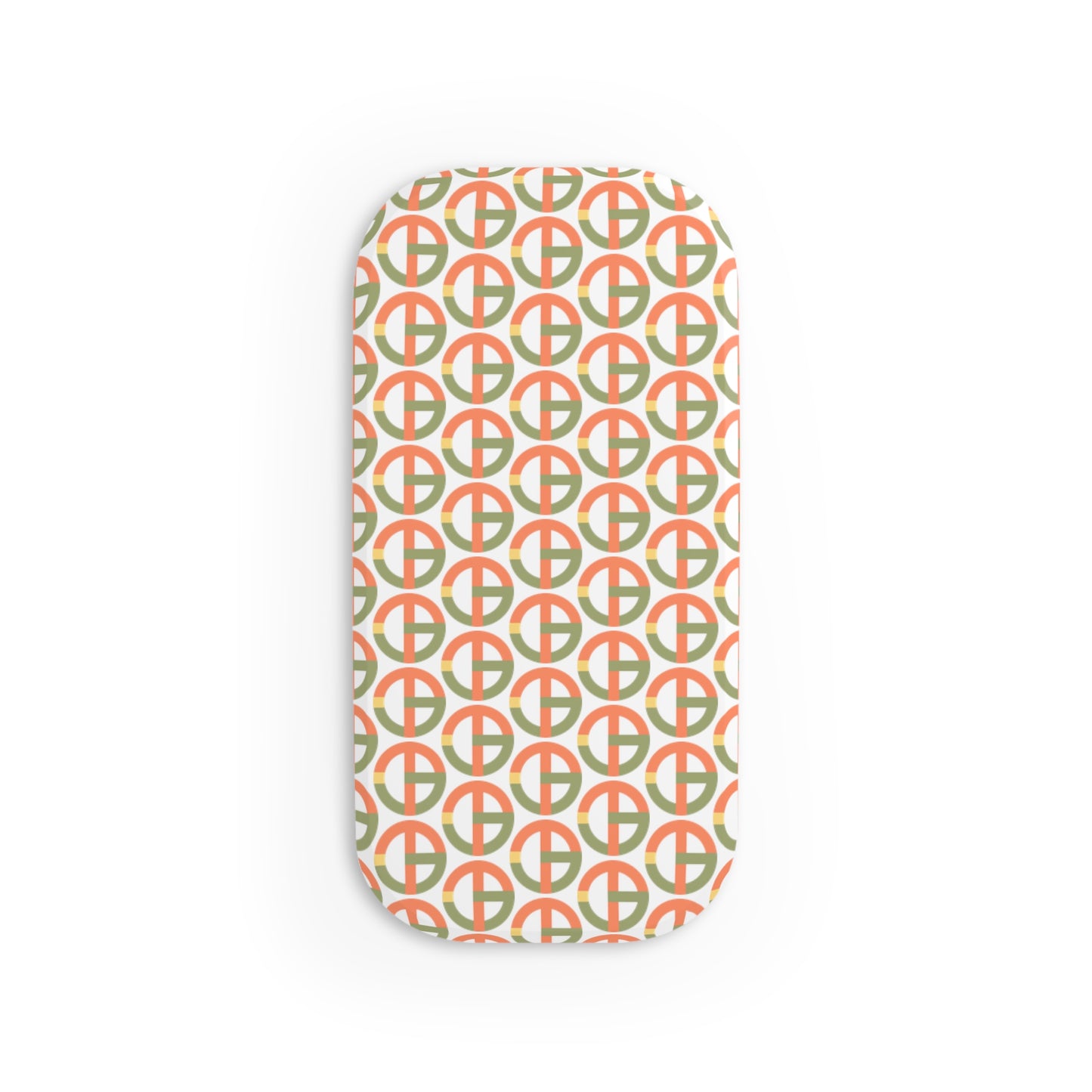 TONY G Phone Click-On Grip, adorned with the TG Logo Vintage #1 Monogram Pattern