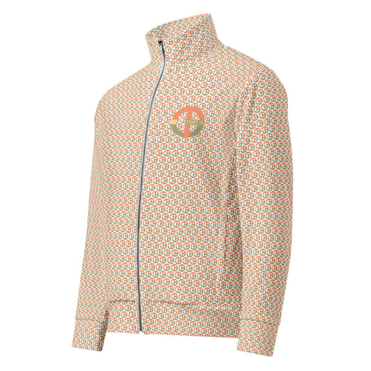 TONY G Unisex Track Jacket, featuring the TG Logo #1 Monogram Pattern