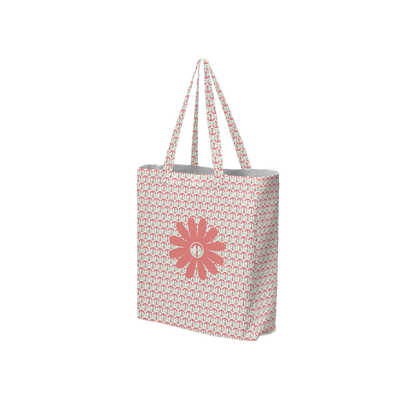 TONY G, TG Logo #4 Monogram Pattern, Large City Tote Bag with an inside pocket.