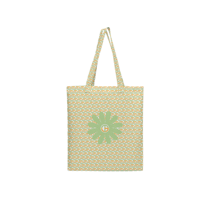 TONY G, TG Logo #8 Monogram Pattern, Large City Tote Bag with an inside pocket.